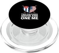 Two Cultures One Me Funny Cuban American PopSockets PopGrip for MagSafe