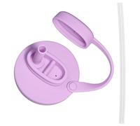 Two cups with learning drinks can be covered with silica gel, which can be reused to prevent leakage and facilitate the sealing of soda water. (purple)