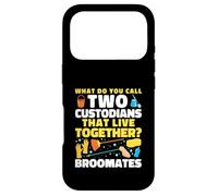 Two Custodians That Live Together? Broomates Case for iPhone 17 Pro