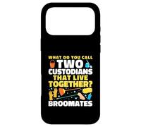 Two Custodians That Live Together? Broomates Case for iPhone 17 Pro Max