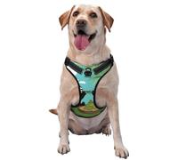 Two Cute Big Pandas X-Large Printed pet Traction Vest for Pets to wear When Walking The Dog or Climbing Mountains