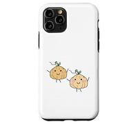 Two Cute Dancing Pumpkins Fun Halloween Case for iPhone 11 Pro