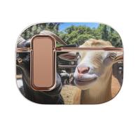 Two Cute Goats Compatible with Airpod Pro 1/2 Case PC Scratch-Resistant Drop-Proof Protective Cover with Secure Buckle