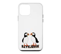 Two Cute puffins from Reykjavík Iceland Case for iPhone 12 mini