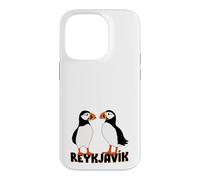 Two Cute puffins from Reykjavík Iceland Case for iPhone 14 Pro
