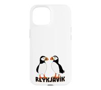 Two Cute puffins from Reykjavík Iceland Case for iPhone 15