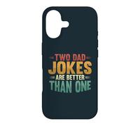 Two Dad Jokes Are Better Than One Funny Fathers Day Case for iPhone 17