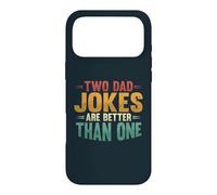 Two Dad Jokes Are Better Than One Funny Fathers Day Case for iPhone 17 Pro Max
