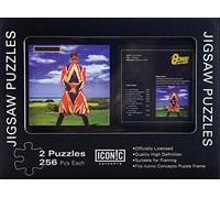 Two David Bowie Earthling Jigsaw Puzzles in Tin Gift Box - 2 Each, 256 Pieces (Iconic)