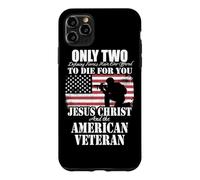 Two Died for You Jesus and American Veteran Memorial Gift Case for iPhone 11 Pro Max