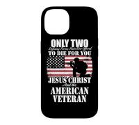 Two Died for You Jesus and American Veteran Memorial Gift Case for iPhone 14