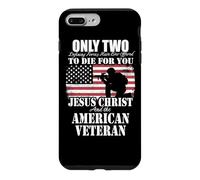 Two Died for You Jesus and American Veteran Memorial Gift Case for iPhone 7 Plus/8 Plus