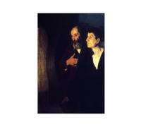Two Disciples at The Tomb by Henry Ossawa Tanner Poster Bedroom Canvas Decor Print Wall Art Office Room Aesthetic Decor Gift Unframe 24x36inch(60x90cm