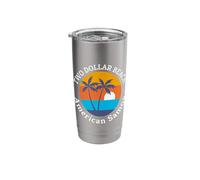 Two Dollar Beach American Samoa Summer Vacation Souvenir Stainless Steel Insulated Tumbler