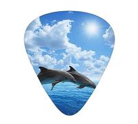 Two Dolphins Guitar Paddle 12 Pack Guitar Pickup Suitable For Playing Acoustic Guitars, Electric Guitars, Etc.