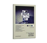 Two Door Cinema Club Poster Room Decor Artistic Poster for Bedroom Living Room Walls Aesthetic Poster 12x18inch(30x45cm) Frame-Style