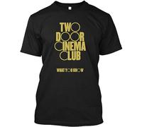 Two Door Cinema Club - What You Know T-Shirt Graphic Mens T Shirt - Unisex 100% Cotton Size M Black