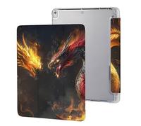 Two Dragon Heads in Fire Case Compatible for IPAD Pro (10.5in) /IPAD Air3(10.5in) Tablet Cases Protective Stand Cover