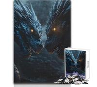 Two Dragons Face-Off Adult Jigsaw1000 Pieces Educational Play with Challenge Special Heartfelt Present Option Size 38x26cm