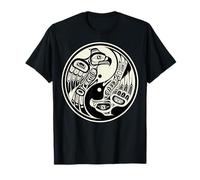 Two Eagles Pacific Northwest Native American Indian Style T-Shirt