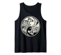 Two Eagles Pacific Northwest Native American Indian Style Tank Top