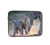 Two Elephants Playing Printed Laptop Sleeve Notebook Shockproof Protective Bag Carrying Case Laptop Cover 13 Inch