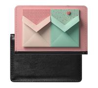 Two Envelopes Passport Cover Protector Rfid Blocking Passport Holder Id Card Holder Secure Travel Wallet Organizer for Passport Tickets Credit Cards, style, One Size