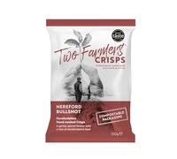 Two Farmers - Hereford Beef Bullshot Hand Cooked Crisps, 12 x 150g