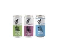 Two Farmers Mixed Case Cider, 440ml x 12 - Apple Cider, 4.5%, Berry Cider, 3.4%, Alcohol Free Apple Cider, 0.0%