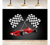 Two Fast Birthday Photography Backdrop for Boy Racing Car Happy 2nd Birthday Background Kids Cake Table Banner Photo Studio 120X80cm