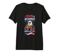 Two Fiddy Eagle 1776-2026 - Funny America 250th Anniversary Premium T-Shirt