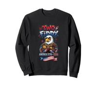 Two Fiddy Eagle 1776-2026 - Funny America 250th Anniversary Sweatshirt
