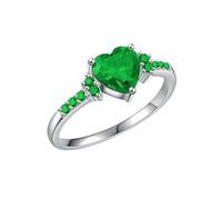 Two Finger Rings Silver Geometric Zircon Ring And Simple Design Shining Jewellery That Highlights Modern Style And Charm Perfect For Mothers And Friends Rings Silver Men, E, Zinc alloy, No Gemstone