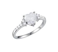 Two Finger Rings Silver Geometric Zircon Ring And Simple Design Shining Jewellery That Highlights Modern Style And Charm Perfect For Mothers And Friends Rings Silver Men, I, Zinc alloy, No Gemstone