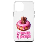Two Fingers Is Enough Funny Donut Adult Novelty Hen Party Case for iPhone 12 mini