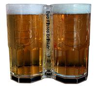 Two Fisted Drinker Beer Mug - Clear