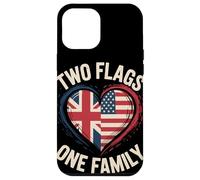 Two Flags One Family UK USA Heritage British Roots American Case for iPhone 12 Pro Max