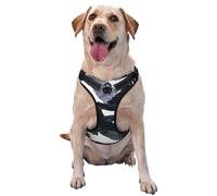 Two Flying Ravens Birds No Pull Dog Harness Adjustable Reflective Oxford Easy Control Medium Large Dog Harness