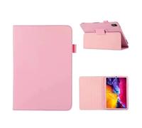 Two-fold Stand Tablet Case Suitable For Huawei Honor Pad X8a 11inch NDL-W09 2024 PU Leather Protective Shell(Pink)