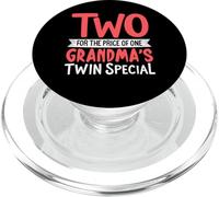 Two for the Price of One Grandma's Twin Special Twin Grandma PopSockets PopGrip for MagSafe