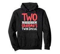 Two for the Price of One Grandma's Twin Special Twin Grandma Pullover Hoodie