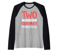Two for The Price of One Grandma's Twin Special Twin Grandma Raglan Baseball Tee