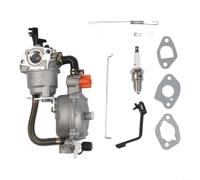 Two-force Carburettor Kit for Honda for GX160 for GX200 Generator, for LPG Propane Conversion Kit with Pressure Regulator, Metal Dual Fuel Carburator for LPG and Natural Gas Conversion, High