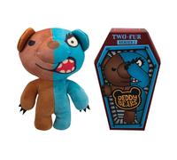 Deddy Bears - Two-Fur Soft Toy With Coffin Plush Halloween, Birthdays, Spooky Cuddlies Gifts, Creepy Children's and Adults Collectables - 15cm Two-Fur