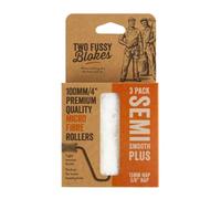 Two Fussy BLOKES 4" Mini Microfibre Roller Sleeves 15mm Nap 3-Pack