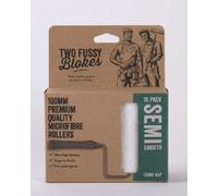 Two Fussy Blokes Semi Smooth Roller Refill Sleeves 4" (100mm) - 10 Pack