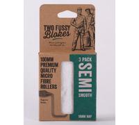 Two Fussy Blokes Premium-Quality 4" Microfibre Roller Sleeves 10mm Nap (3-Pack)