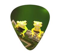 Two Geckos Print 12 Pcs Guitar Picks Fit Lovers 3 Different Thickness 0.46 0.71 0.96mm