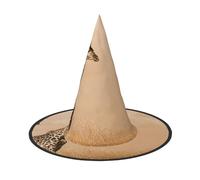 Two Giraffe Running On The Barren Halloween Witch Hat Halloween Costumes For Women Men Witch Hats Fancy Dress