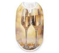 Two Glasses of Champagne Dog Shirt Quick Dry Breathable Pet T-Shirt Soft Stretchy Sleeveless Vest Dog Apparel XL